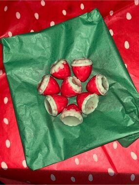 Red Strawberry wax melts- Festive Home Accent🦩
